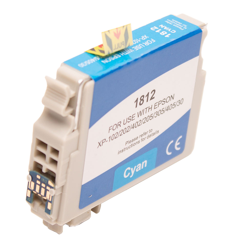 Compatibel inktpatroon Epson T-1812 – Cyaan (14 ml)