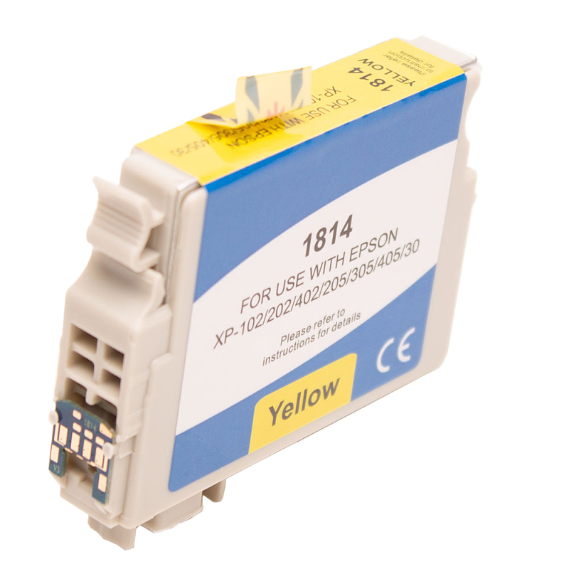 Compatible ink cartridge Epson T-1814 – Yellow (14 ml)