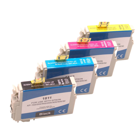 Compatible ink cartridge Epson 18XL pack – Black/Cyan/Magenta/Yellow