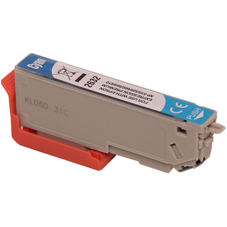 Compatibel inktpatroon Epson T-2632 26XL – Cyaan (15,5 ml)