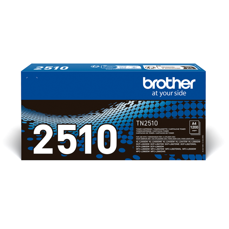 Toner Brother TN-2510 - Cartouche de toner laser d'origine - Noir