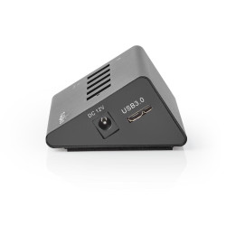 Hub USB Nedis 5 Ports QC3.0 / USB 3.2 Gen1 - Noir