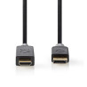 Câble DisplayPort vers HDMI - 2 m, 4K@30Hz, Plaqué Or, Anthracite