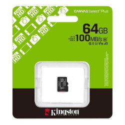 Kingston Canvas Select Plus 64GB – microSD Card UHS-I