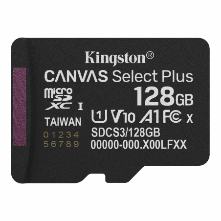 Kingston Canvas Select Plus 128GB – microSD Card UHS-I