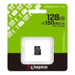 Kingston Canvas Select Plus 128 Go – Carte microSD UHS-I