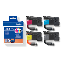 Brother LC-521VAL – Original Multipack Ink Cartridges CMYK