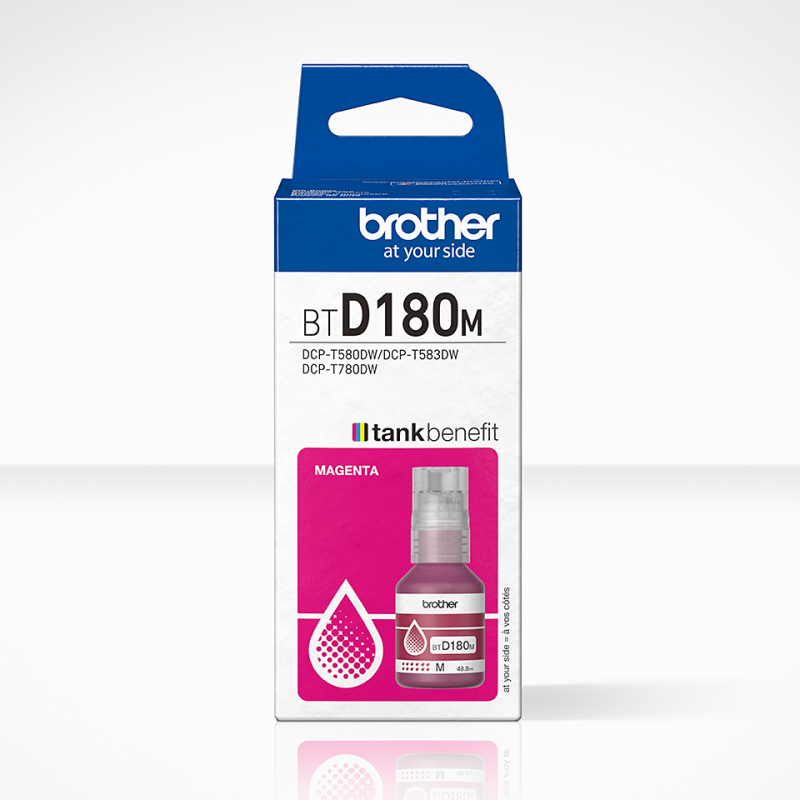 Brother BT-D180M – Original Magenta Ink Bottle