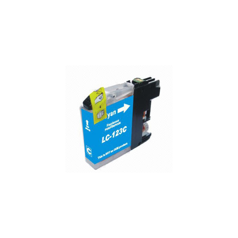 Compatible ink cartridge Brother LC-123 – Cyan (10 ml)