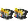 10 compatibele inktpatronen voor Brother LC-223 printer