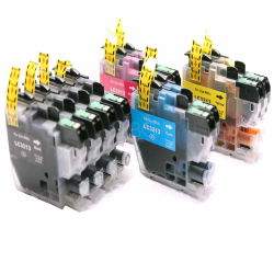 10 compatibele inktpatronen voor Brother LC-3213 printer