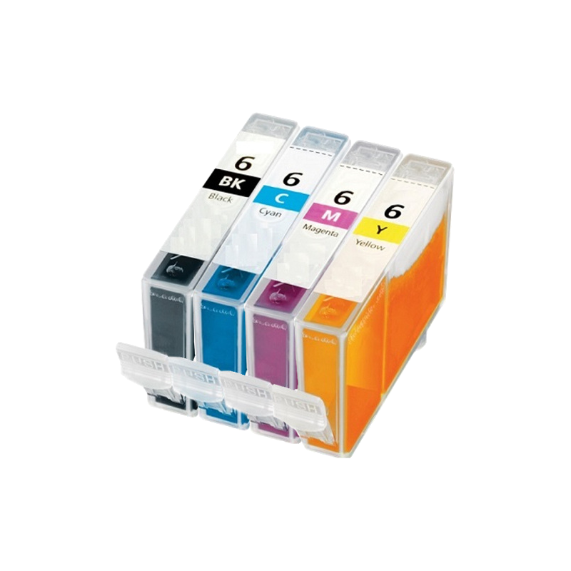 4 compatible cartridges for Canon BCI-6 printer