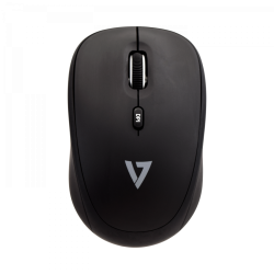Souris mobile optique sans fil V7 – Noire