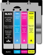 Cartouches d'encre pour imprimante Brother LC-1000